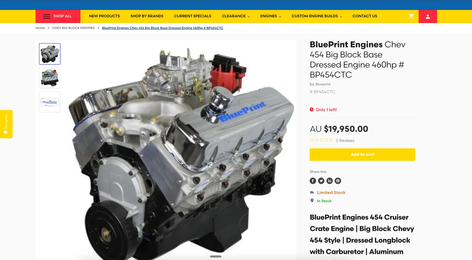 Eagle Auto Parts homepage design